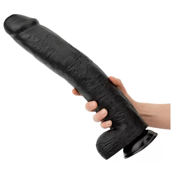 BUTTR Operation Dingo - veliki realistični dildo - 43 cm - crni