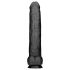 BUTTR Dingo - realistični džinovski dildo - 43 cm (crni)