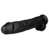 BUTTR Dingo - realistični džinovski dildo - 43 cm (crni)