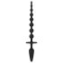 EasyToys - 2u1 analni plug (crni)