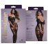 Christine - Prozirni mrežasti kombinezon - (crni) - XS-XL