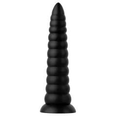 BUTTR Caterpiller - veliki analni čep (crni) - 29 cm