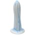 Ylva & Dite Prickly Pear - točkasti dildo (bijelo-plavi)
