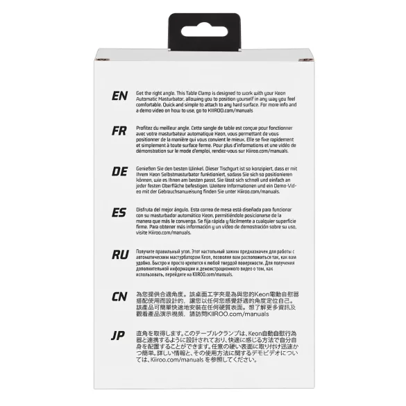 Kiiroo Keon - držač za masturbator - crna