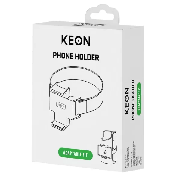 Kiiroo Keon - masturbator s držačem za telefon - crni