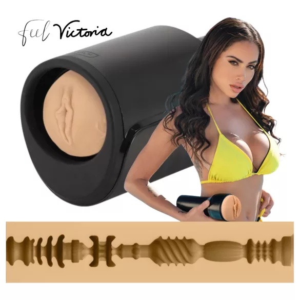 Kiiroo Keon Wifi + Victoria June - masturbator s vaginom - prirodna boja