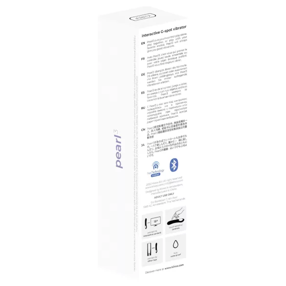 Kiiroo Pearl 3 - G-točka vibrator - interaktivan - silikon - ljubičasta