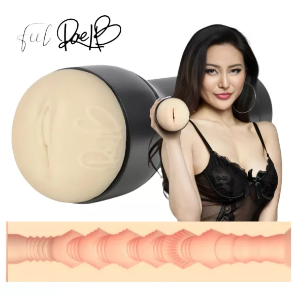 Kiiroo Rae Lil Black - umjetna vagina - kompatibilna s PowerBlowom (boja tijela)