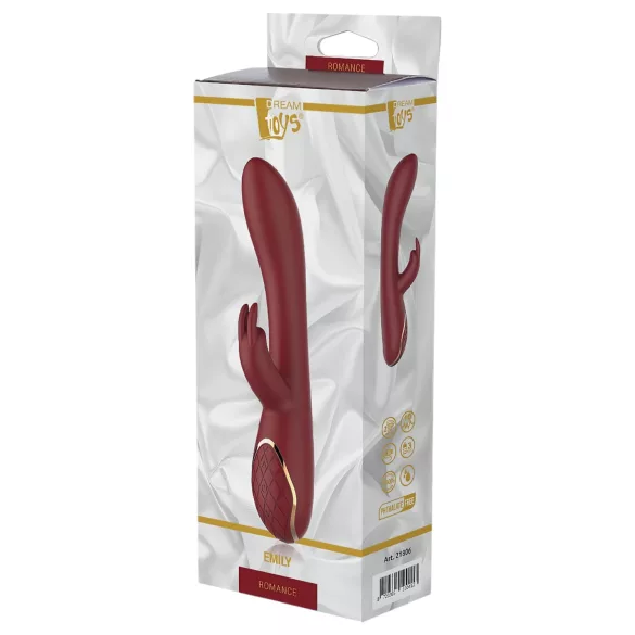 Romance Emily - vibrator za G-točku i klitoris - crveni