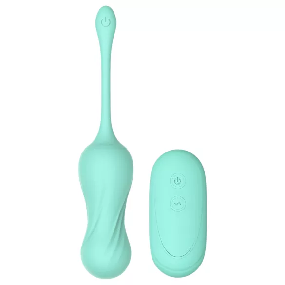 The Candy Shop - bežično vibrirajuće jaje s baterijom (menta)