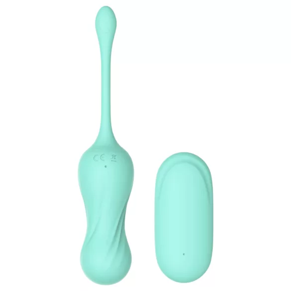 The Candy Shop - bežično vibrirajuće jaje s baterijom (menta)