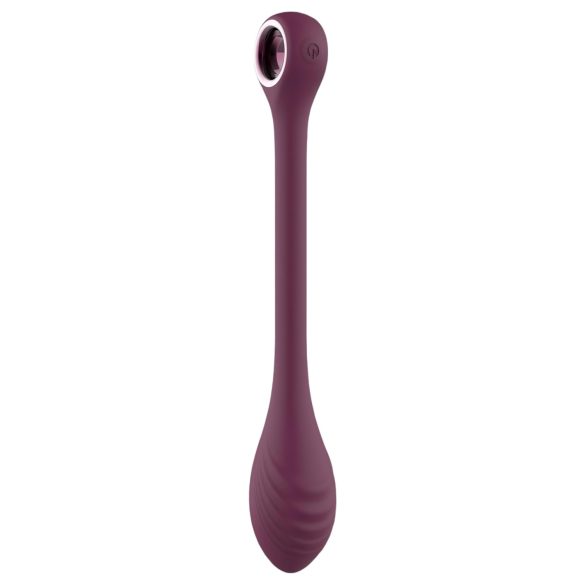Glam - bežični, vodootporni prilagodljivi G-točka vibrator (ljubičasti)