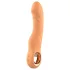Glam - savitljivi rebrasti vibrator (breskvaste boje)