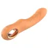 Glam - savitljivi rebrasti vibrator (breskvaste boje)