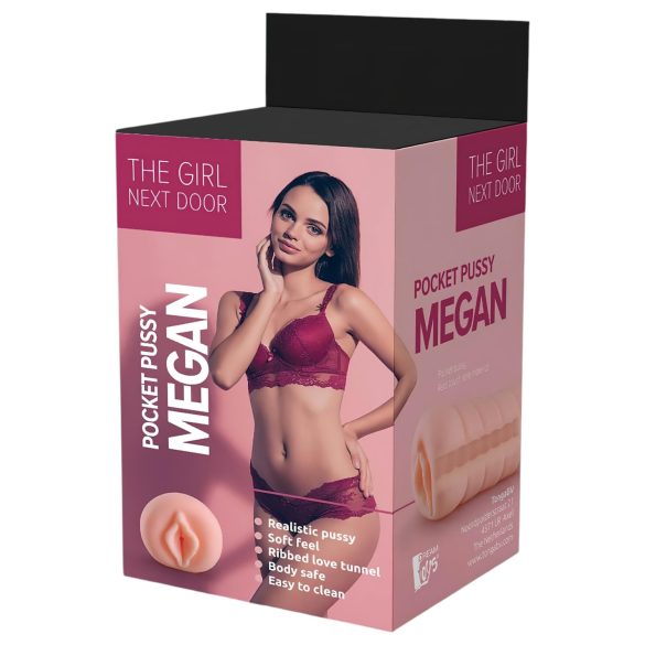 The Girl Next Door Megan - realistična umjetna vagina - prirodna boja