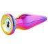 Glamour Glass - vrhunski, stakleni analni vibrator s radiom (u boji)