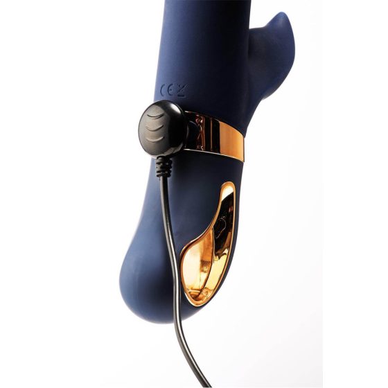 Dream Toys Atropos - punjivi, grijaći vibrator (plavi)