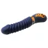 Goddess - rebrasti vibrator s grijanjem (tamno plavi)