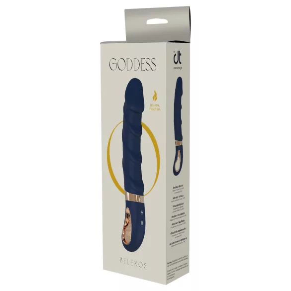 Goddess Belenos - G-točka vibrator s grijanjem - silikon plavi