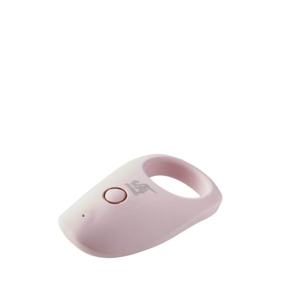 Vivre Bibi - punjivi, vibrirajući prsten za penis (ružičasti)