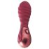 Dinky Jody F. Mini - rebrasti mini vibrator na punjenje (crveni)