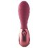 Dinky Jody F. Mini - rebrasti mini vibrator na punjenje (crveni)