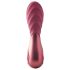 Dinky Jody F. Mini - rebrasti mini vibrator na punjenje (crveni)