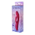 Sparkling Julia Duo - punjivi vibrator za klitoris (crveni)