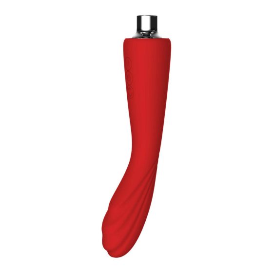 Red Revolution Georgia - bežični vibrator G-točke i vaginalna sukcija (crveno)