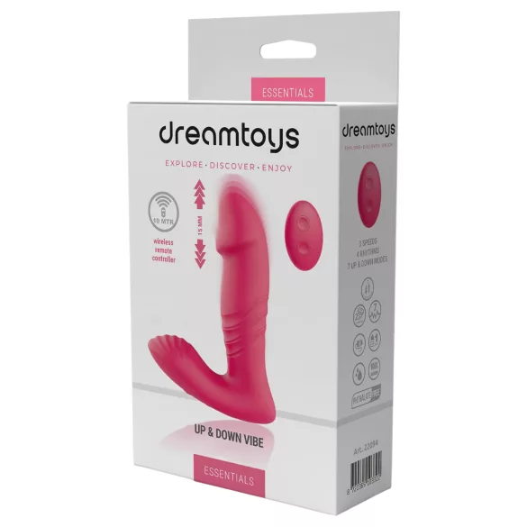 Dreamtoys - nosivi vibrator na daljinsko upravljanje - ružičasti