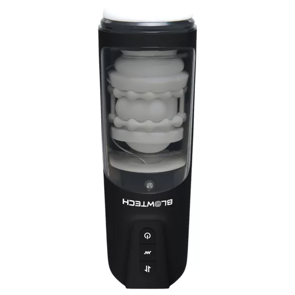 Dreamtoys Blowtech - vibrirajući, gore-dolje krećući masturbator (crni)