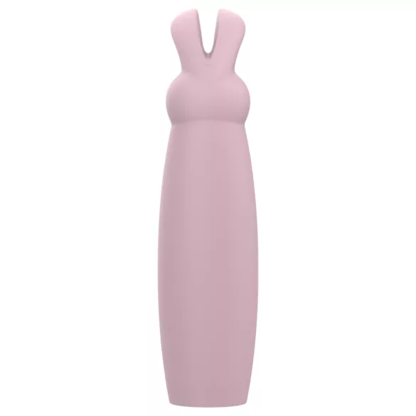 Nude Hazel - vibrator za klitoris s ušima - punjivi - ljubičasti