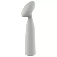 Nude Luna - mini wand vibrator na punjenje - siva