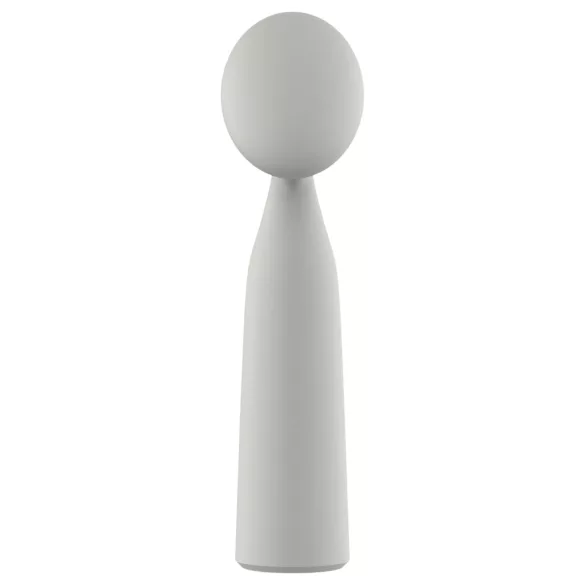 Nude Luna - mini wand vibrator na punjenje - siva