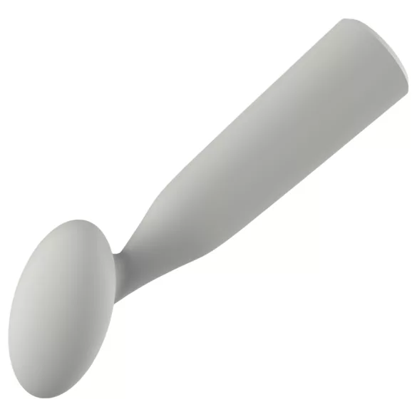 Nude Luna - mini wand vibrator na punjenje - siva