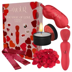 Dreamtoys Amour - set s wand vibratorom (crveni)