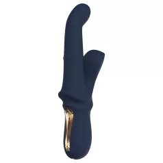   Goddess Iris - vibrator s bisernom klitorisnom ručkom (plavi)