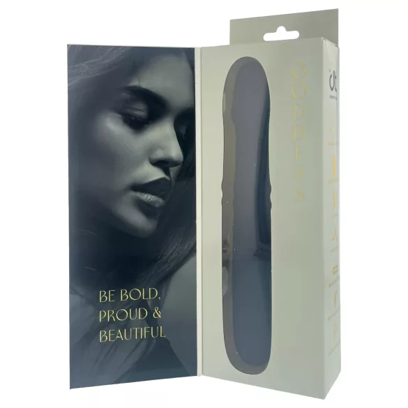 Goddess - rotirajući vibrator s kuglicama za potiskivanje (tamnoplavi)