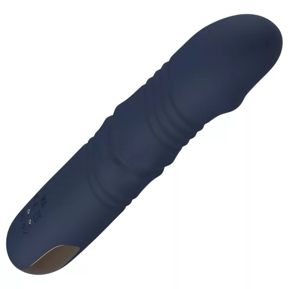 Goddess - rotirajući vibrator s kuglicama za potiskivanje (tamnoplavi)