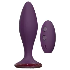   Glam - analni vibrator s daljinskim upravljačem (ljubičasti)
