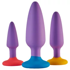 Dreamtoys Love Signal - set analnih čepića (ljubičasti)