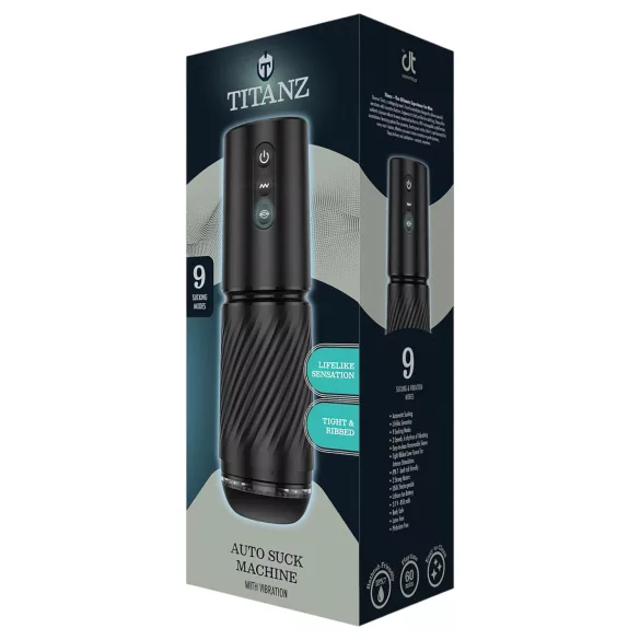 Titanz Auto Suck - automatski masturbator (crni)