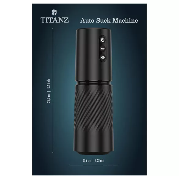 Titanz Auto Suck - automatski masturbator (crni)