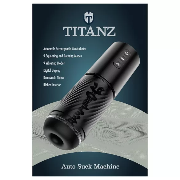 Titanz Auto Suck - automatski masturbator (crni)