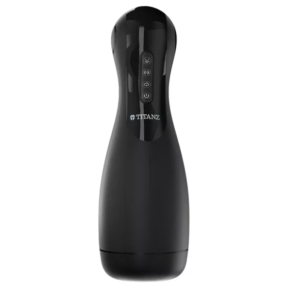 Titanz Ultimate Squeeze & Suck - automatski masturbator (crni)