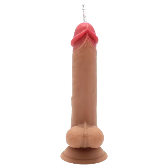 Kiotos Cox Power - vibrirajući izbacujući dildo s daljinskim upravljačem (naturalan)