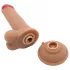 Kiotos Cox Power - vibrirajući izbacujući dildo s daljinskim upravljačem (naturalan)