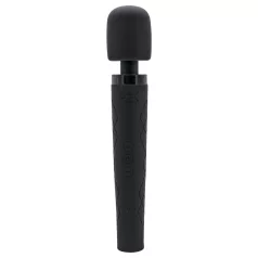   Pixey Deluxe Black Velvet - čarobni štapić vibrator M (crni)