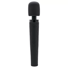   Pixey Deluxe Black Velvet - čarobni štapić vibrator L (crni)