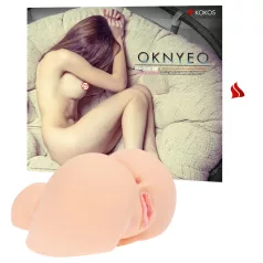   Kokos Oknyeo - realistični torzo masturbator (prirodna boja)